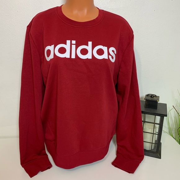 adidas Tops - ADIDAS CREWNECK LOGO SWEATSHIRT